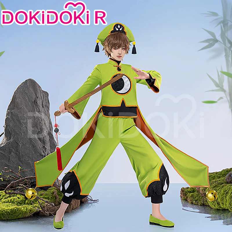 DokiDoki-R Anime Card Captor Sakura Cosplay Kinomoto Sakura / Li Syaoran Taoist Costume Cardcaptor Sakura LISYAORAN - Image 3
