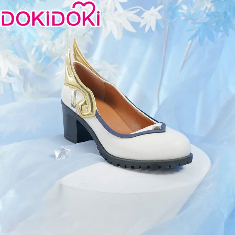 【Costume Ready For Ship】DokiDoki-SR Game Genshin Impact Cosplay Gan Yu Costume Ganyu / Shoes - Image 3
