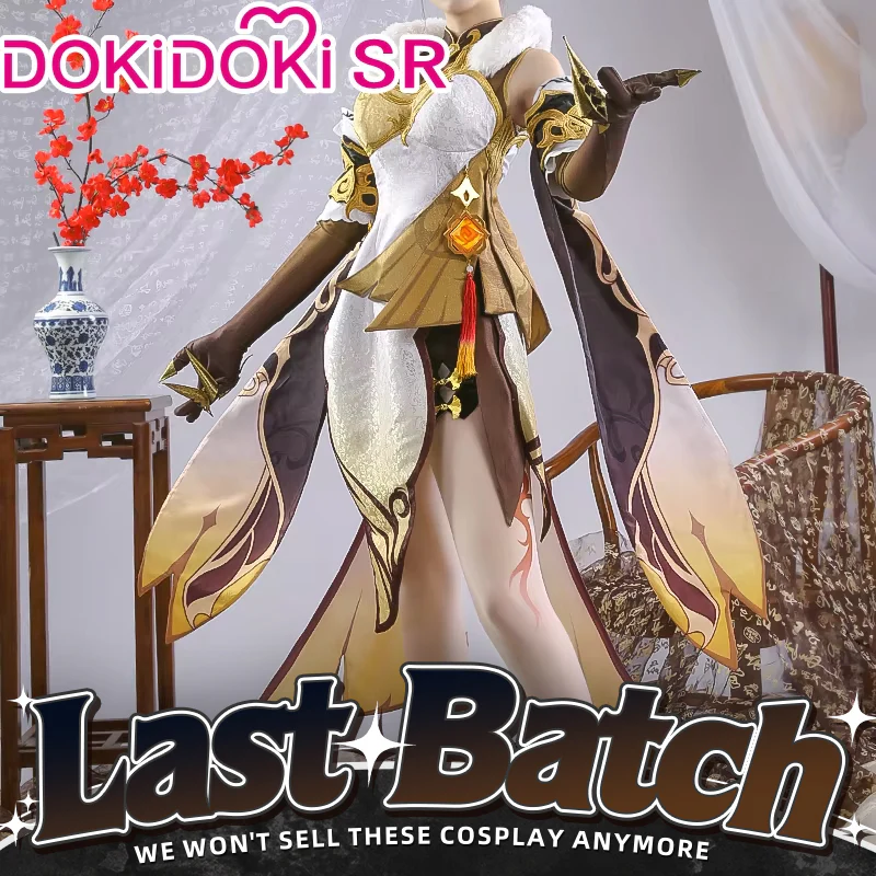 【US LOCAL SHIPPING 】【Last Batch】DokiDoki-SR Game Genshin Impact Cosplay Ning Guang NingGuang