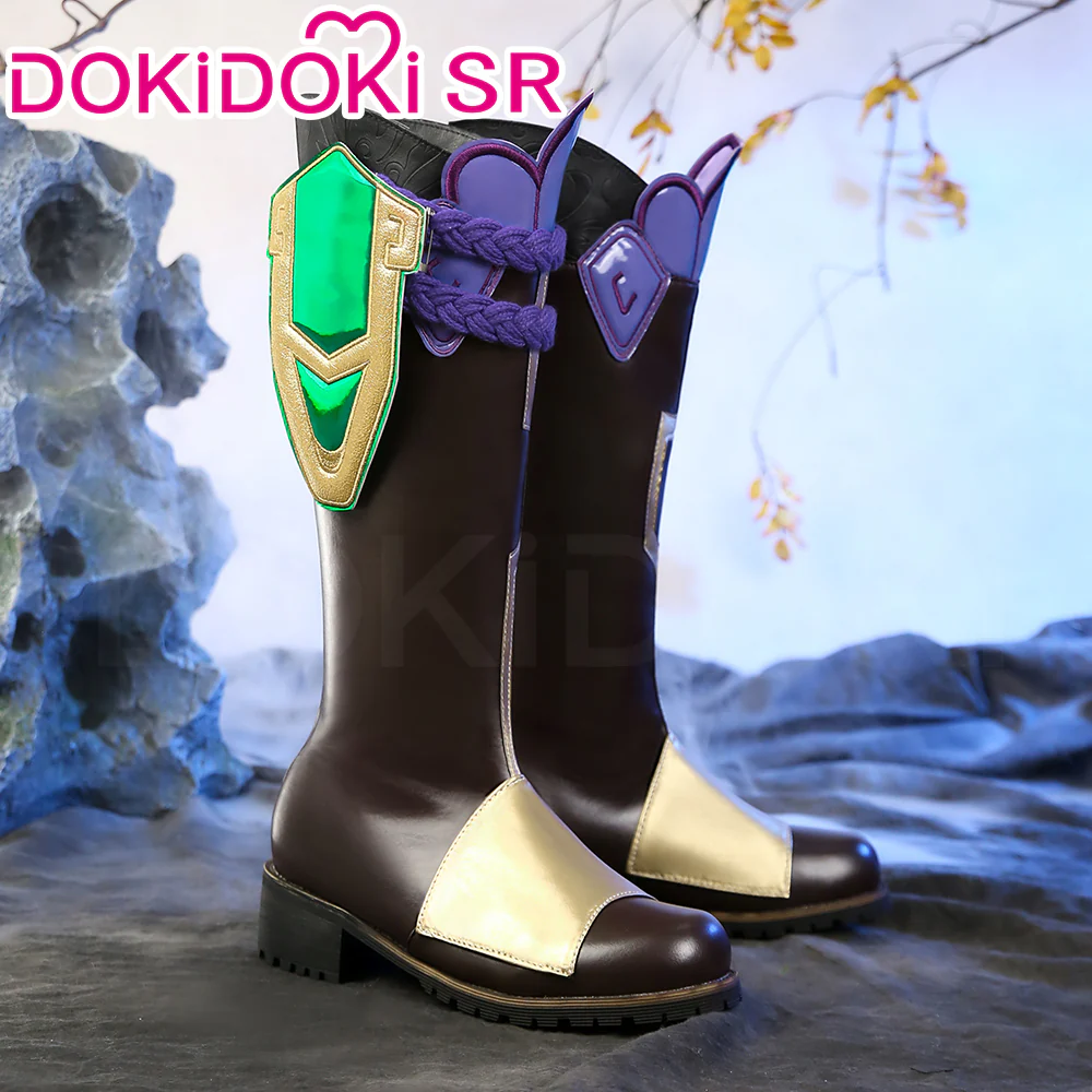 【Ready For Ship】【Size S-2XL】DokiDoki-SR Game Genshin Impact  Cosplay Xiao Halloween Costume Men / Shoes - Image 12