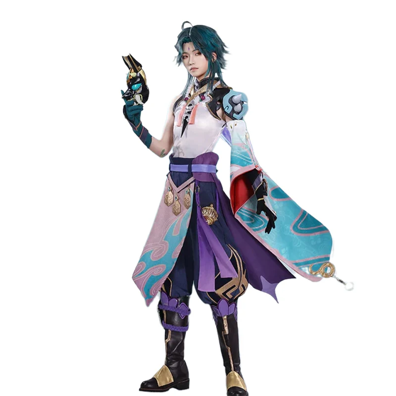 【Ready For Ship】【Size S-2XL】DokiDoki-SR Game Genshin Impact  Cosplay Xiao Halloween Costume Men / Shoes - Image 5