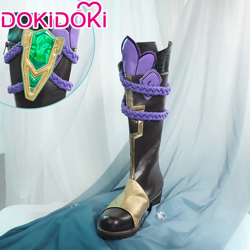 【Ready For Ship】【Size S-2XL】DokiDoki-SR Game Genshin Impact  Cosplay Xiao Halloween Costume Men / Shoes - Image 6