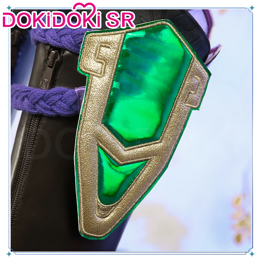 【Ready For Ship】【Size S-2XL】DokiDoki-SR Game Genshin Impact  Cosplay Xiao Halloween Costume Men / Shoes - Image 9