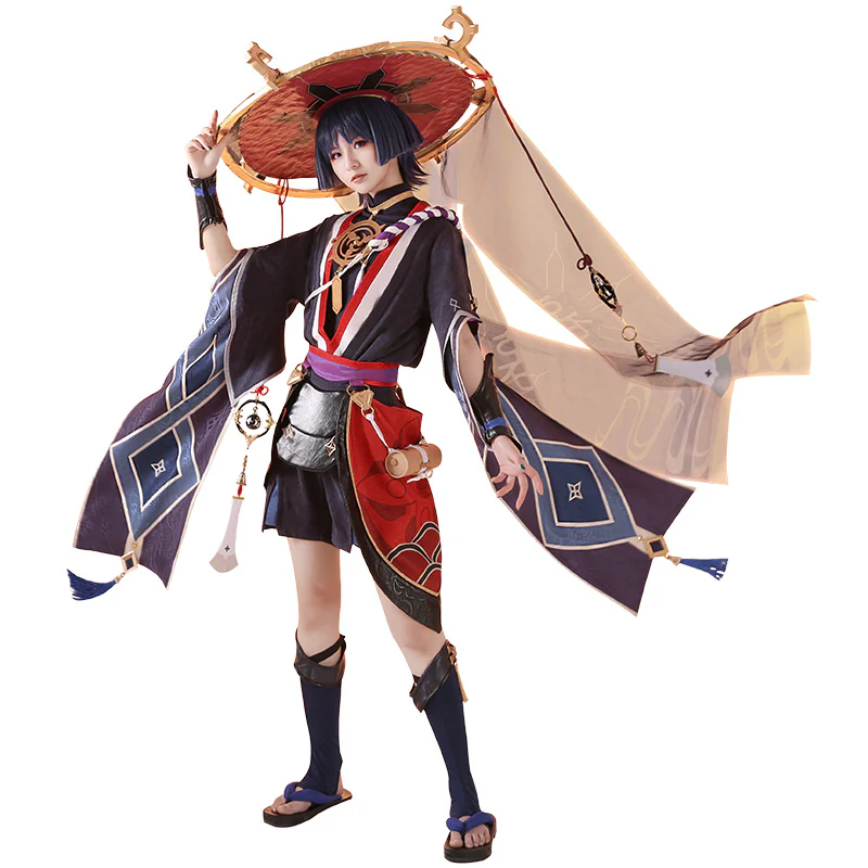 【Ready For Ship】DokiDoki-SR Game Genshin Impact Scaramouche Cosplay Costume / Shoes - Image 5