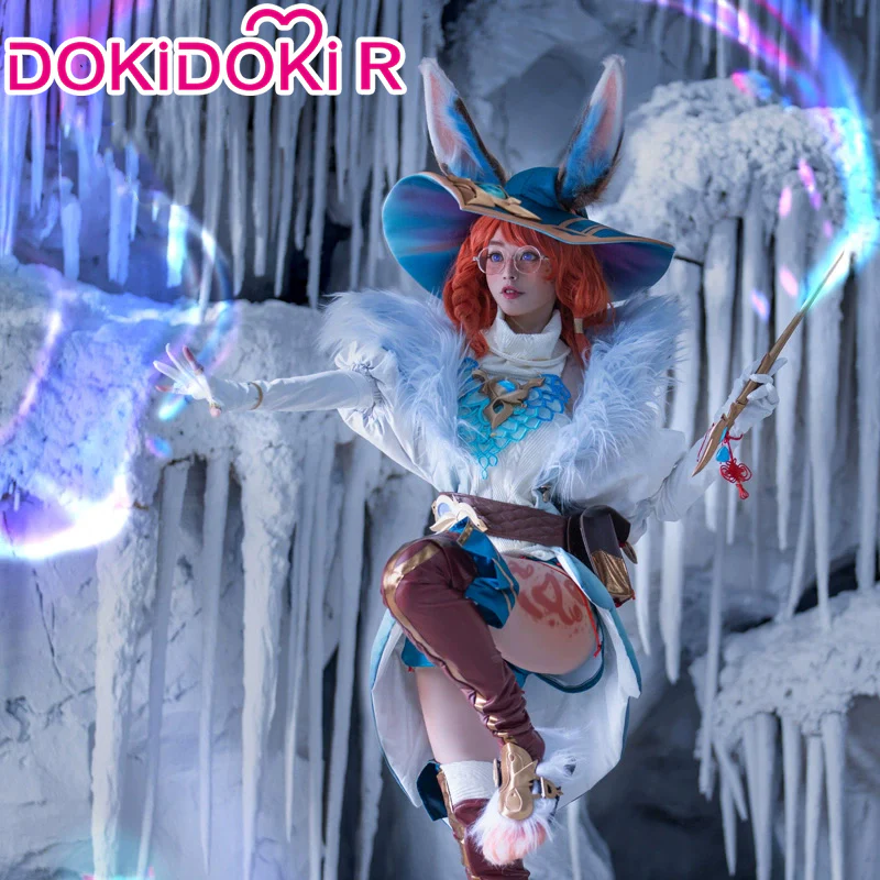 DokiDoki Game Cosplay Bunny Witch Costume / Prop - Image 2