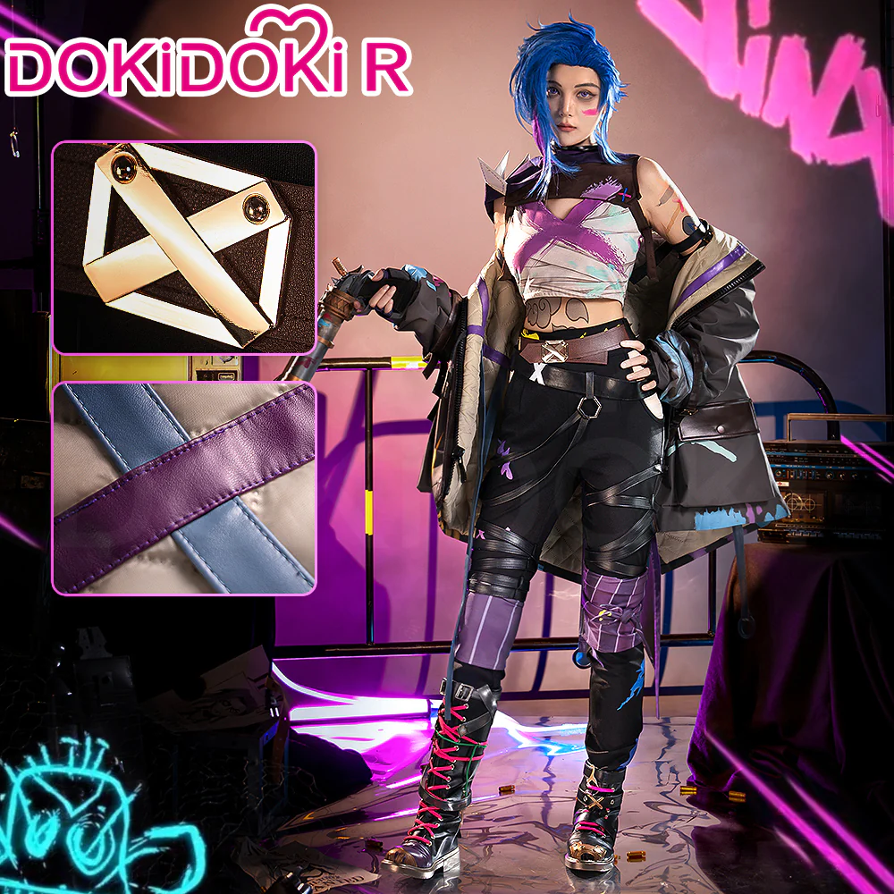 【Ready For Ship】【Size S-3XL】DokiDoki-R Anime Cosplay Jiinxx Costume Cool Final Episode