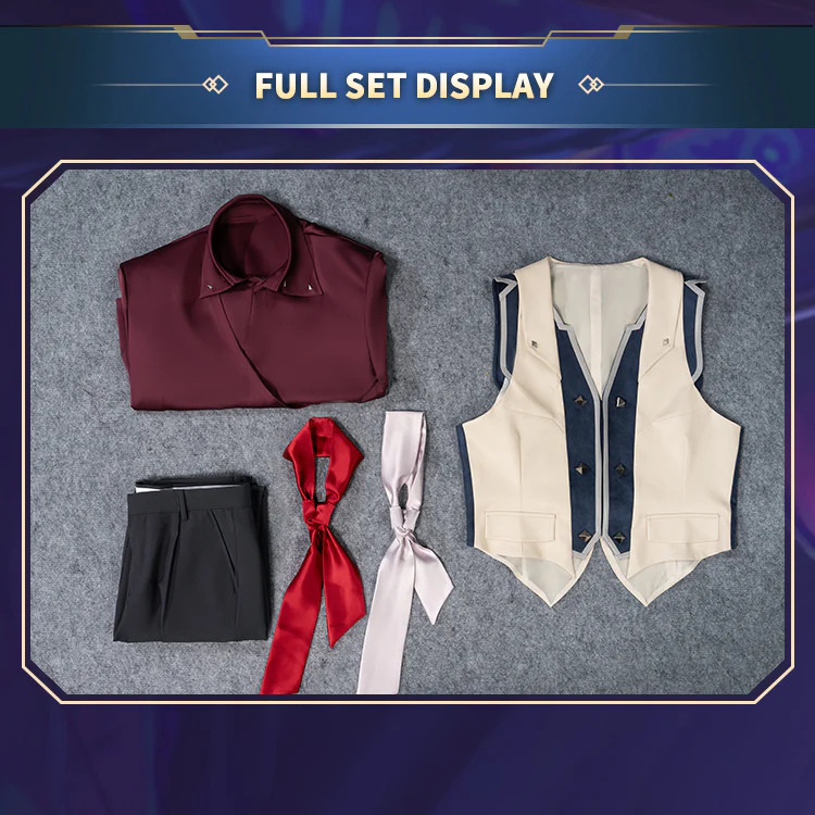 【Ready For Ship】【Size S-3XL】DokiDoki-SR Game Cosplay Costume Male Suit - Image 7