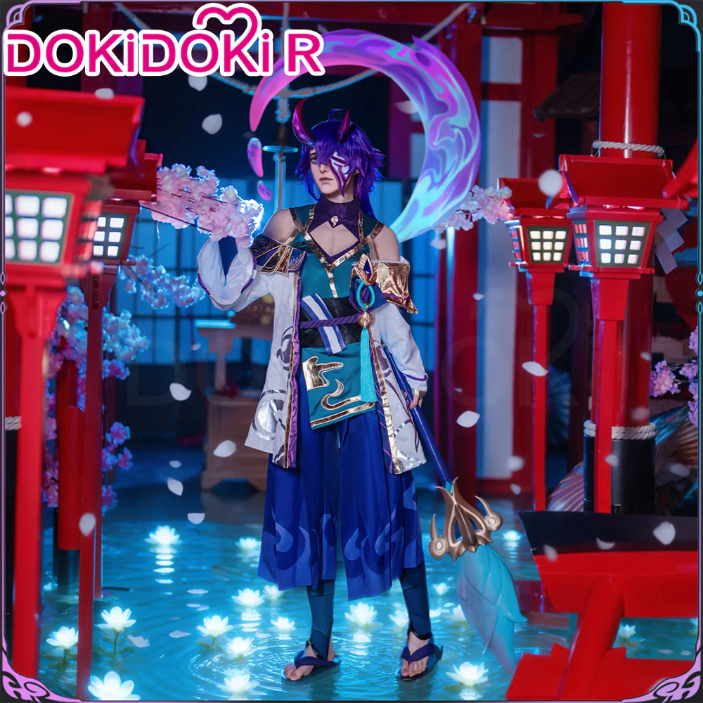 DokiDoki-R Game Cosplay Costume  Spiirit Bloossom Spriings / Horn - Image 2