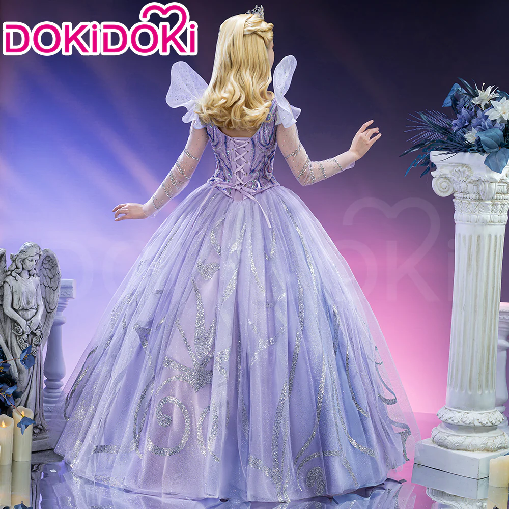 【Size S-3XL】DokiDoki Movie Season 2 Cosplay Costume Blue Gorgeous Dress - Image 2