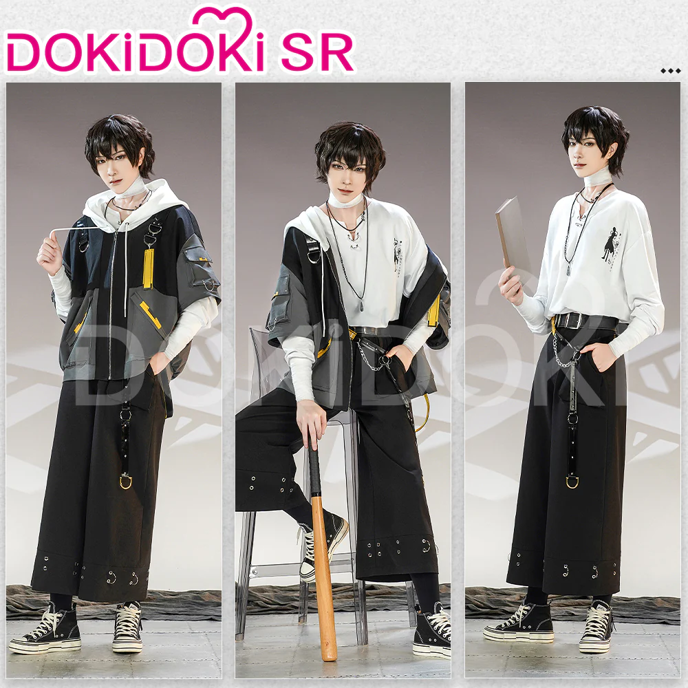 【LAST BATCH】DokiDoki-SR Anime Cosplay Costume Workwear Doujin Black Cool Casual Wear Techwear - Image 10