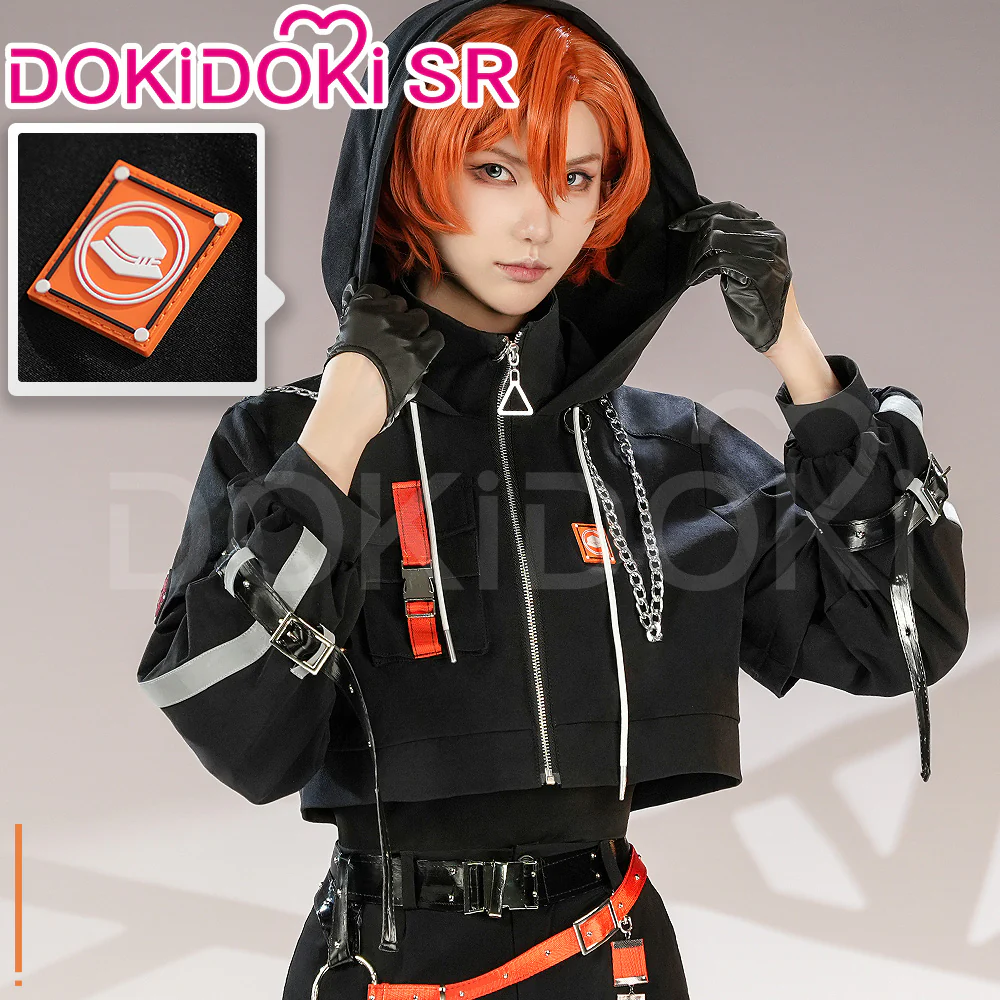 【LAST BATCH】DokiDoki-SR Anime Cosplay Costume Workwear Doujin Black Cool Casual Wear Techwear - Image 4