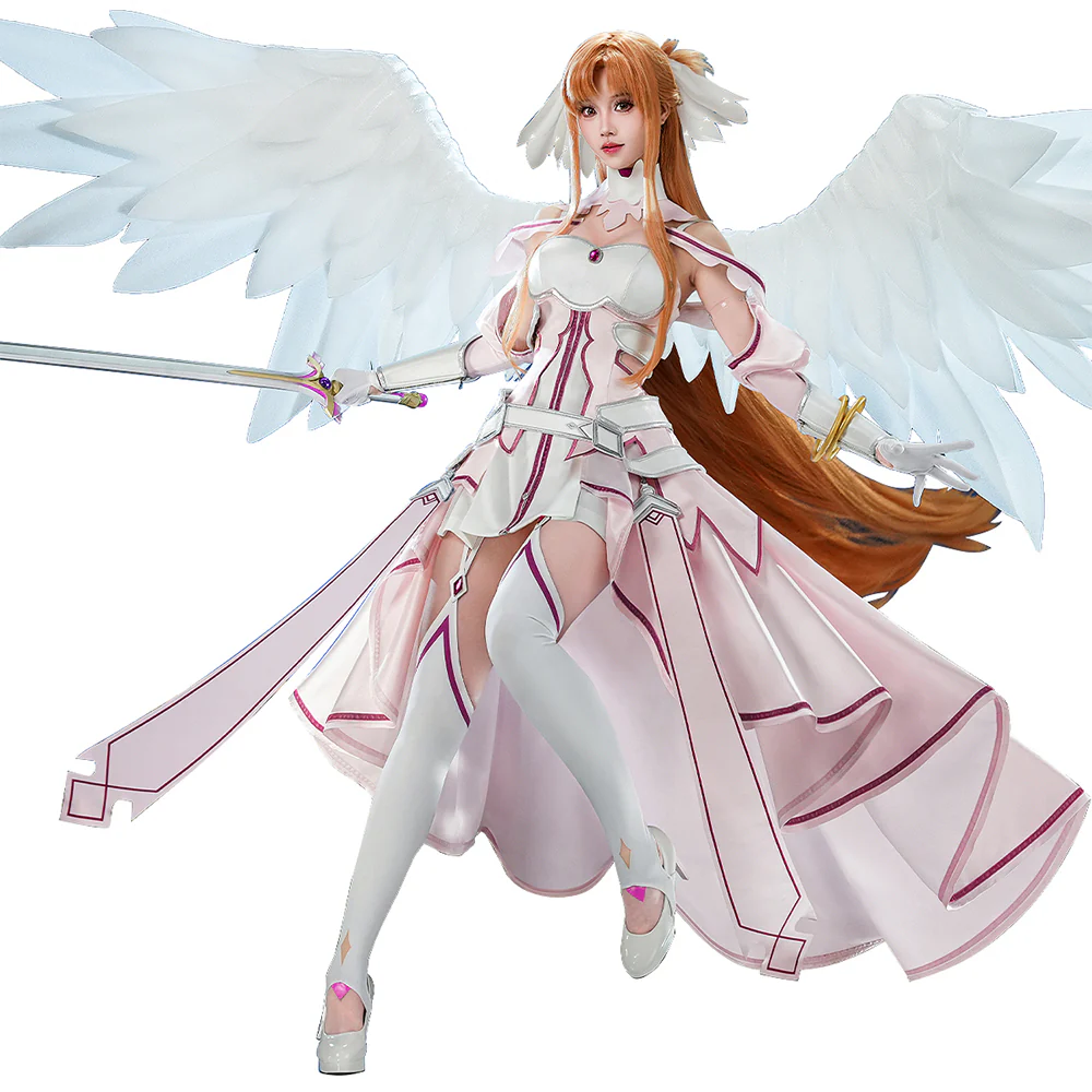 【Partially Ready For Ship】DokiDoki-SR Anime Sword Art Online Cosplay Yuuki Asuna Costume Goddess Stacia SAO - Image 6