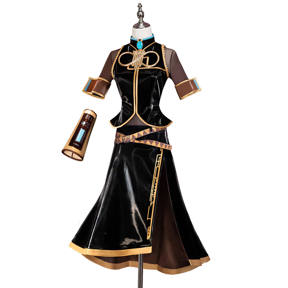 DokiDoki-SR Cosplay Costume Black Dress - Image 5