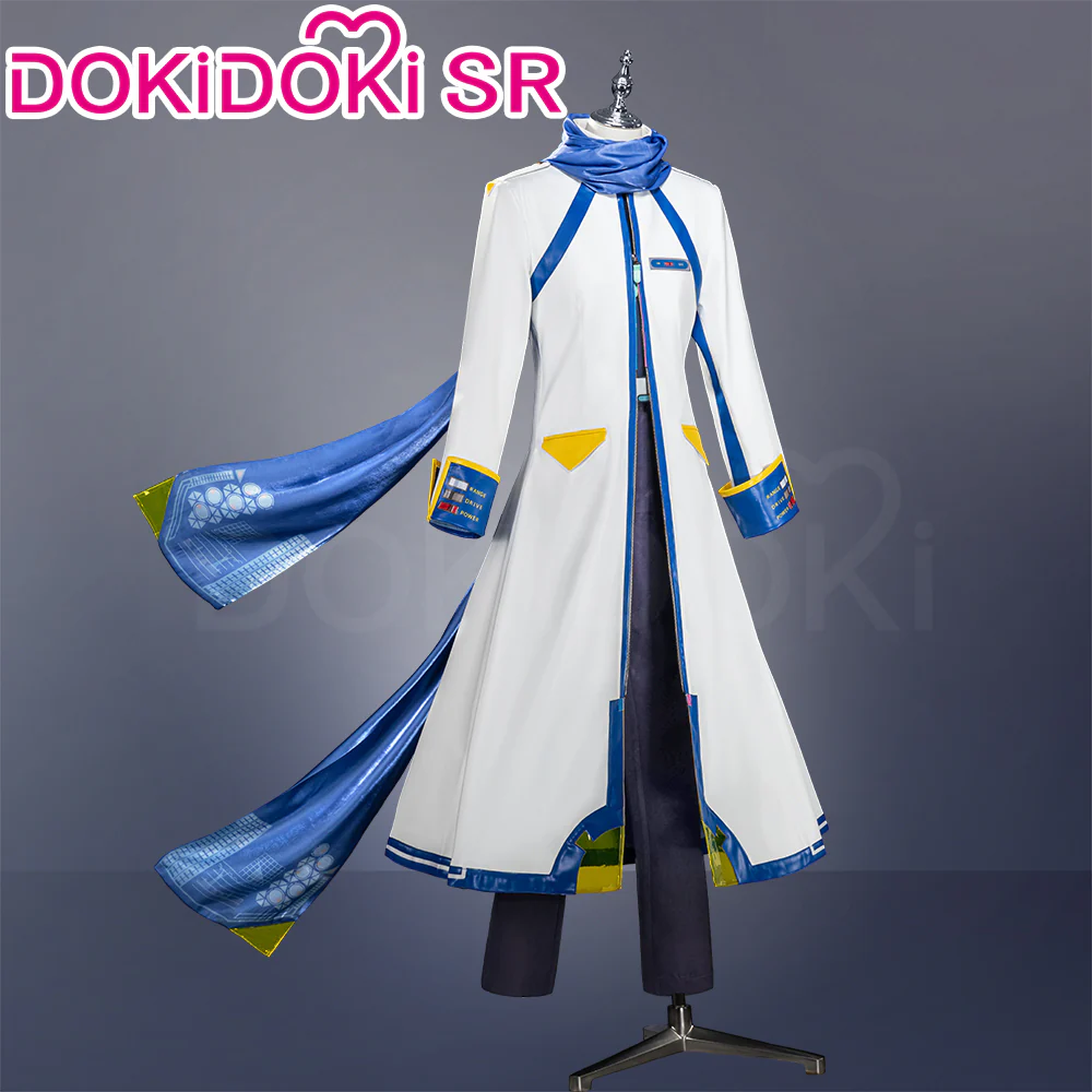 DokiDoki-SR Cosplay Costume Blue White Formula suit