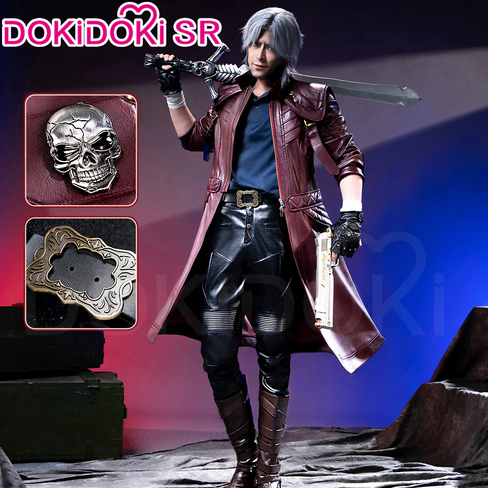 【Partially Ready For Ship】【Size S-3XL】DokiDoki-SR Game Cosplay Daante Costume Red dmc5