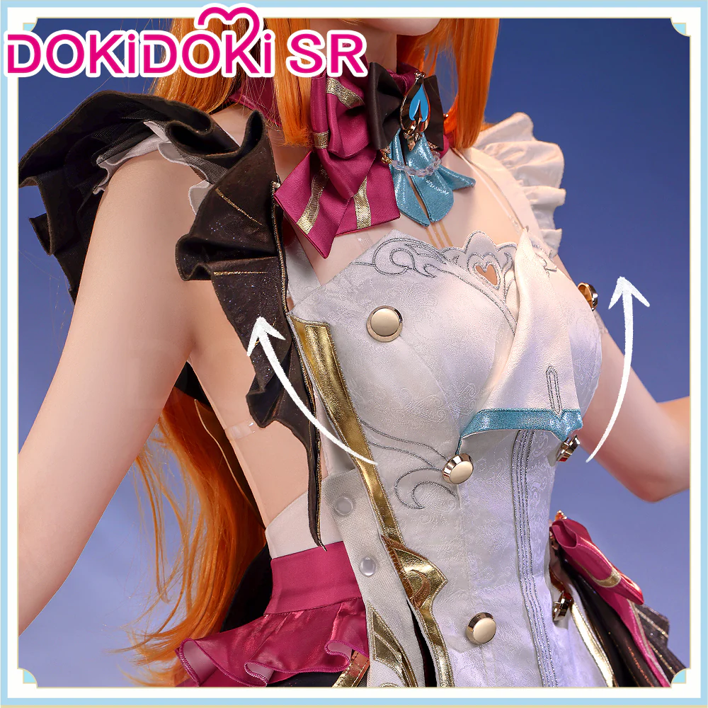 【Partially Ready For Ship】DokiDoki-SR Game Genshin Impact Cosplay Escoffier Costume Fontaine - Image 2