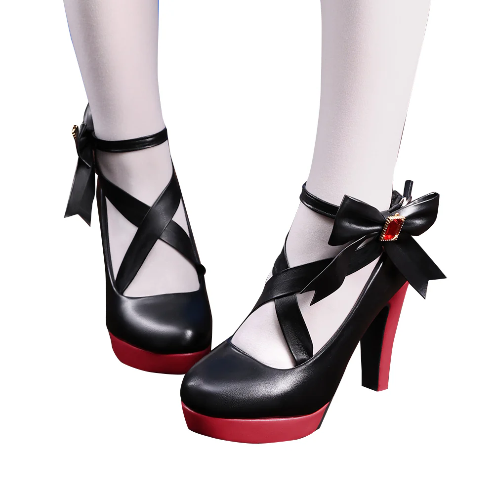 Dokidoki-SR Game Identity V Cosplay Priestess Fiona Gilman Costume/Shoes Crimson Skin Idv - Image 12