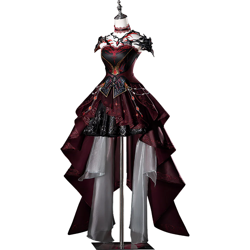 【Partially Ready For Ship】【Size S-2XL】DokiDoki-R Game Love And Deepspace Cosplay Main Character  Protagonist Where Drakeshadows Fall Costume Sylus MC Scarlet Passion - Image 6