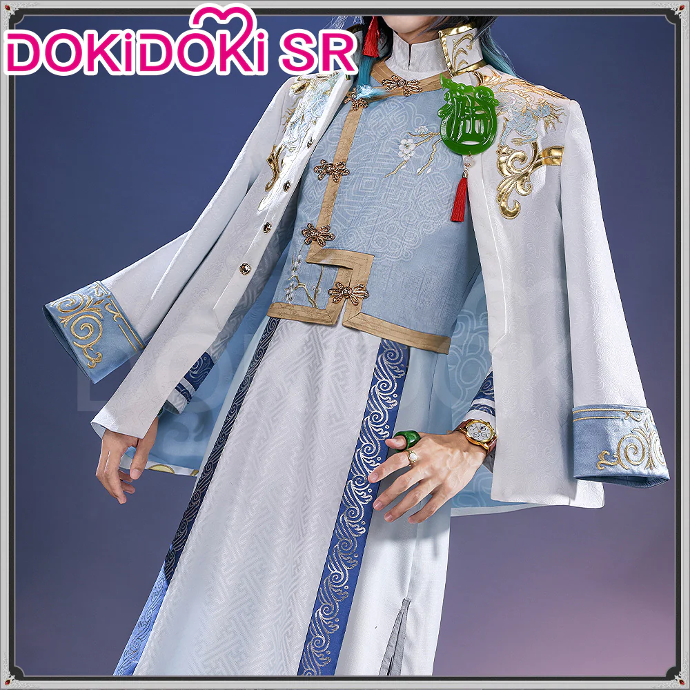 【LAST BATCH】Dokidoki-SR Game Identity Ⅴ Cosplay White Guard Costume Qilin Merchant - Image 3