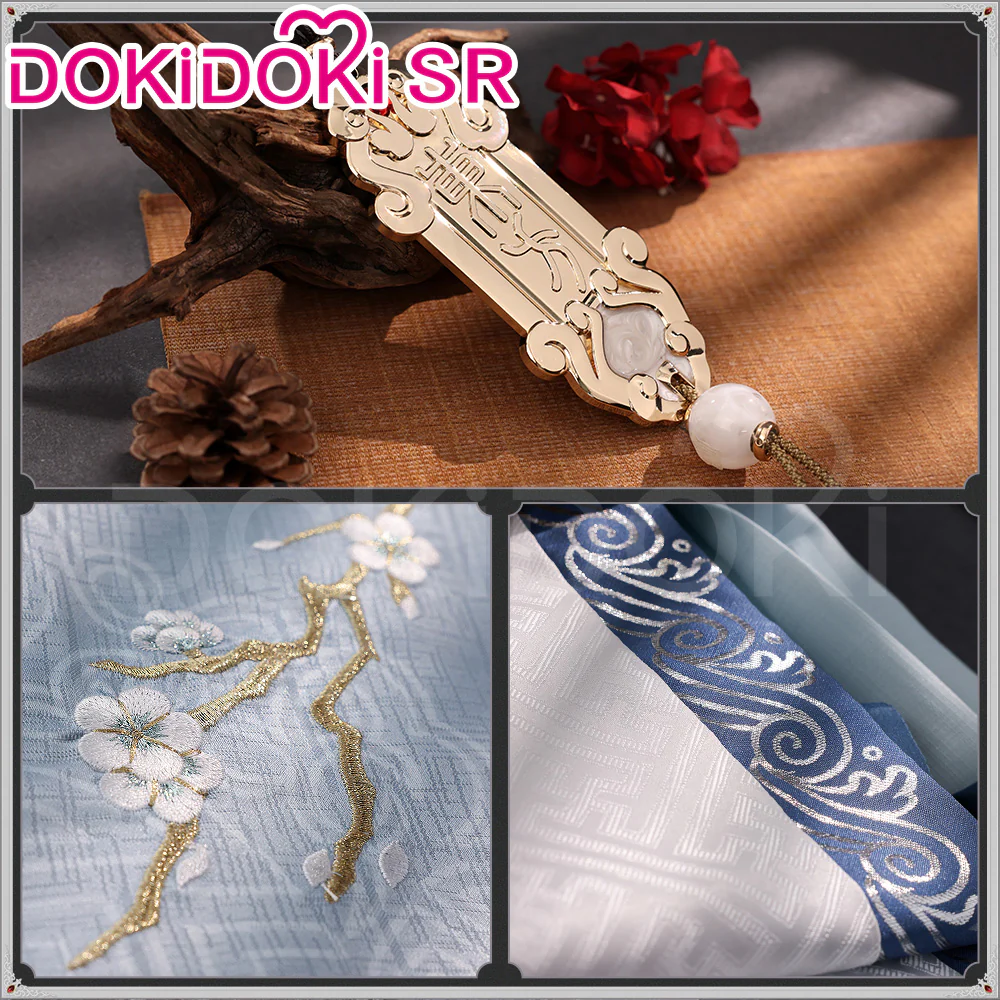 【LAST BATCH】Dokidoki-SR Game Identity Ⅴ Cosplay White Guard Costume Qilin Merchant - Image 4