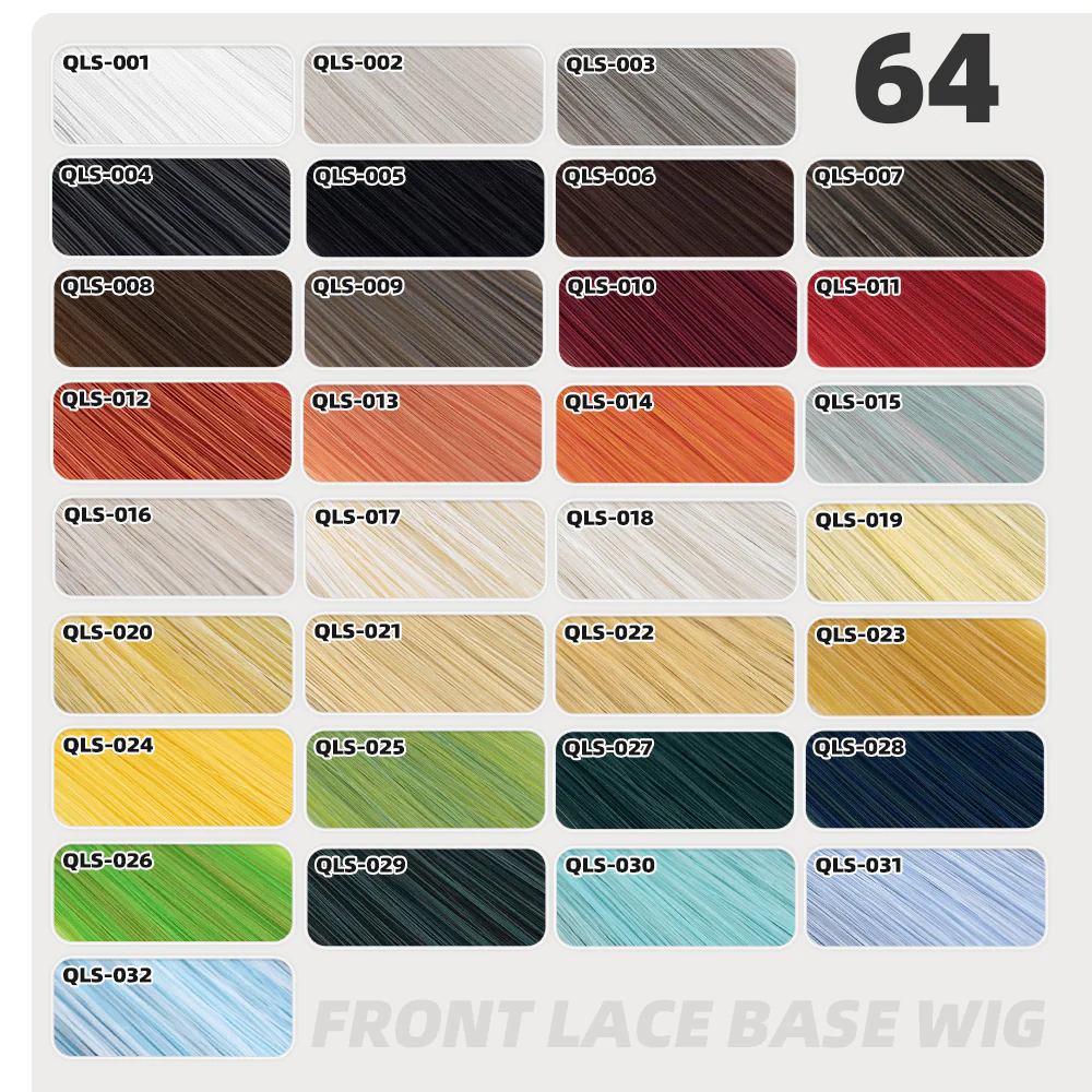 【Partially Ready For Ship】【80cm Hand Knotted Front Lace】DokiDoki Cosplay Wig Basic Wig Long Straight Red / White / Black / Yellow / Orange / Purple / Blue / Green / Brown Hair Wig Base - Image 2