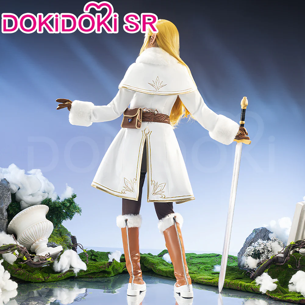 【Size S-3XL】DokiDoki-SR Game  Cosplay Princess Costume Winter Suit - Image 3