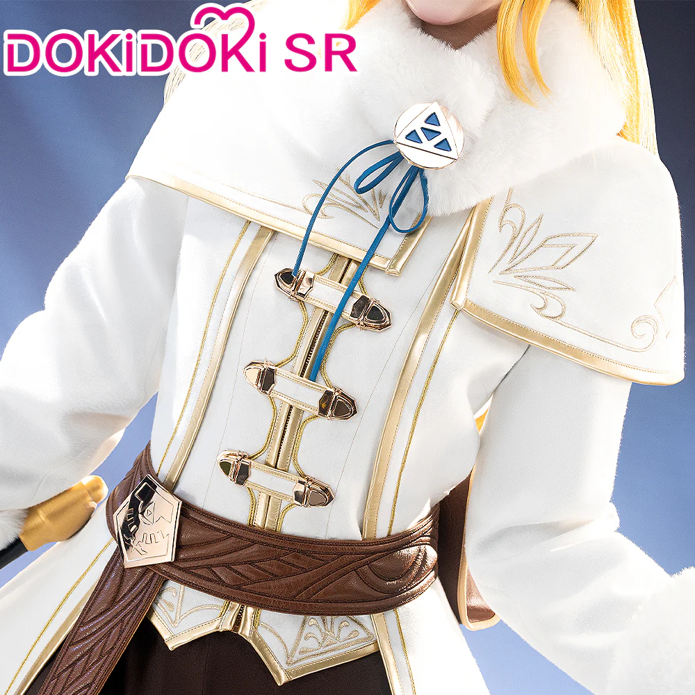 【Size S-3XL】DokiDoki-SR Game  Cosplay Princess Costume Winter Suit - Image 4