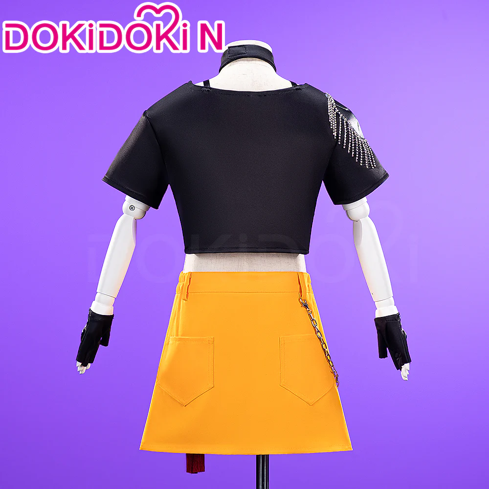 【Ready For Ship】【Kids Version】【Size S-2XL】【Last Batch】DokiDoki-R Movie Anime KPOP KILLER Cosplay Costume YELLOW SERIES - Image 5