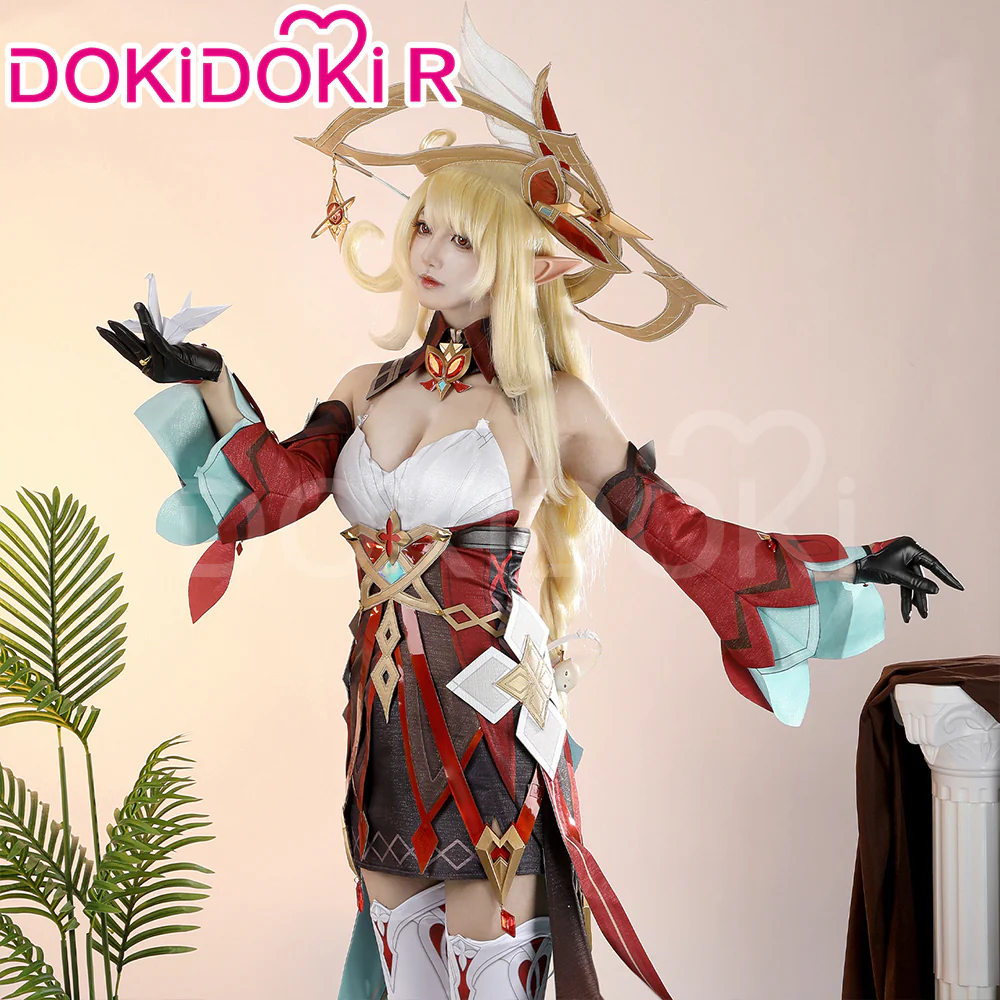 【Size XS-2XL】DokiDoki-R Game Genshin Impact Cosplay Alice Costume Nod-Krai nodkrai - Image 3