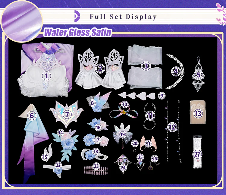 【Partially Ready For Ship】【Size S-3XL】DokiDoki-R Game Honkai: Star Rail Cosplay Cyrene Costume Adult Cyrene - Image 11