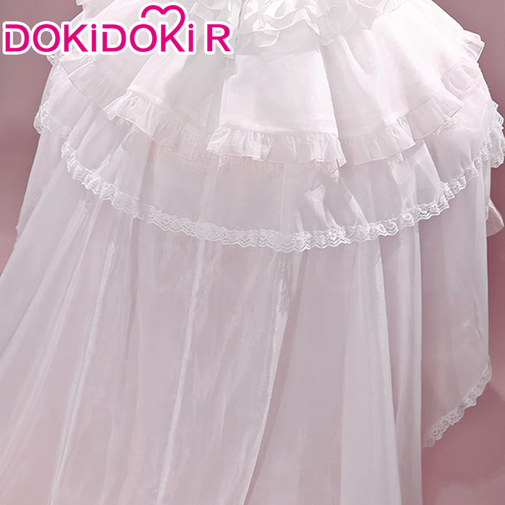 DokiDoki-R Anime Cosplay Goddess / Devil Costume Dress Doujin Purple / White - Image 7