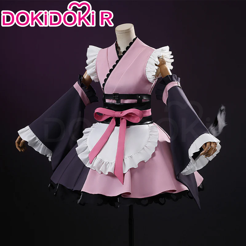 【Size XS-XL】DokiDoki-R Anime Cosmic Princess Kaguya! Cosplay Komazawa Noi Costume Cute Maid
