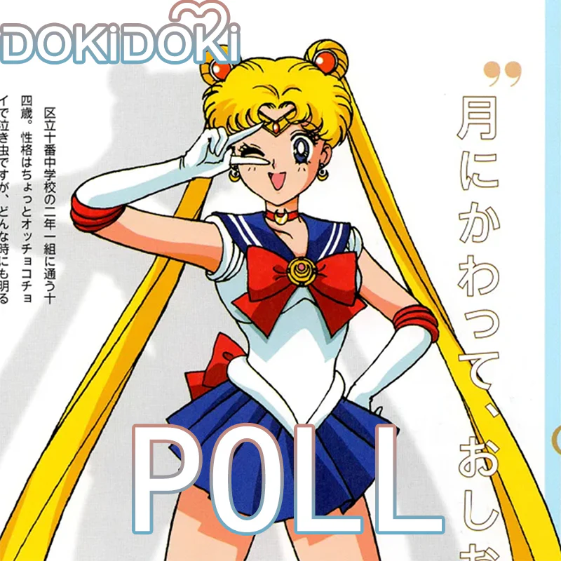 【POLL】$5 Deposit = 10% off Coupon DokiDoki Anime Cosplay Costume Blue Dress Red Bow Uniform