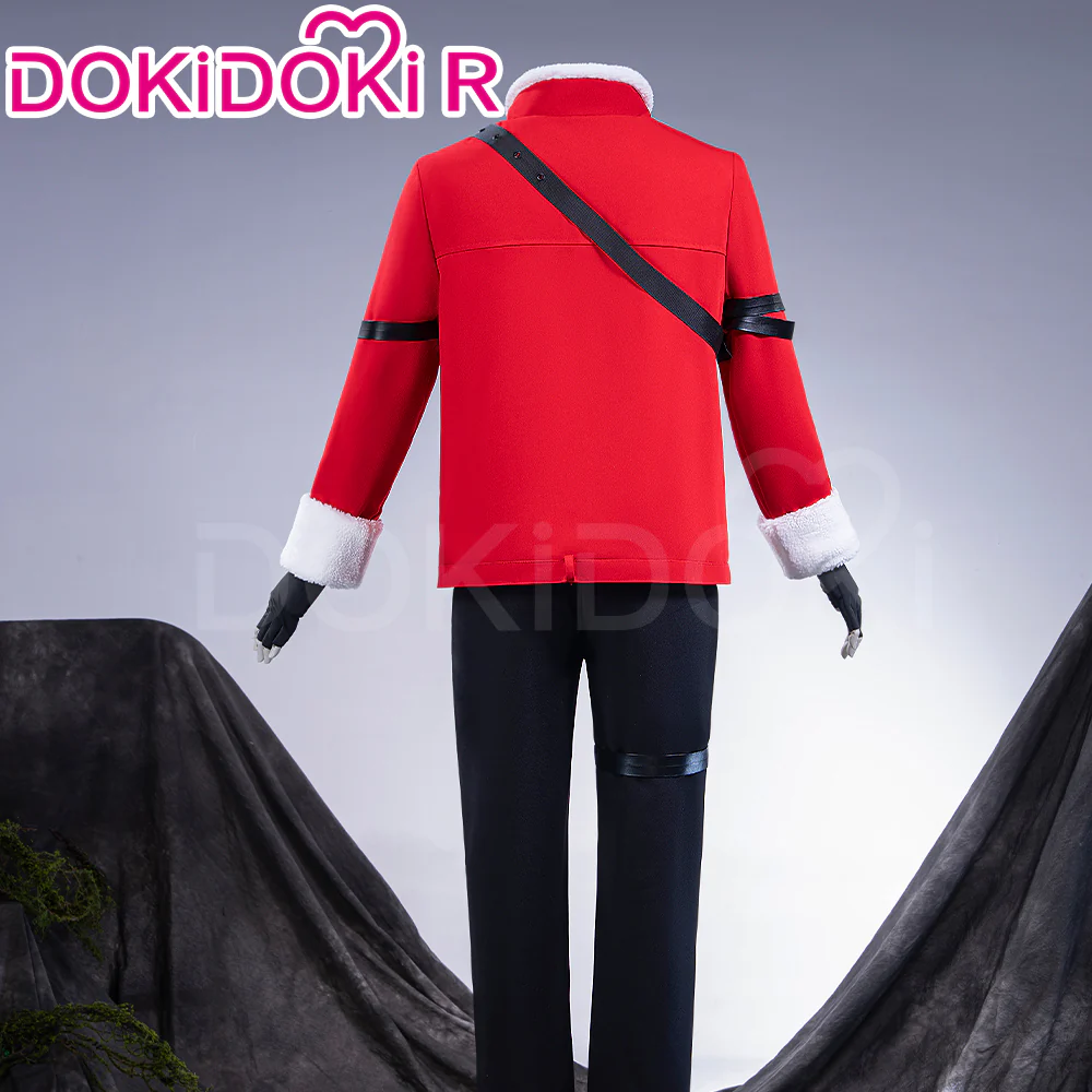 【Size S-2XL】DokiDoki-R Anime Cosplay Staark Costume Red Winter Wear - Image 2