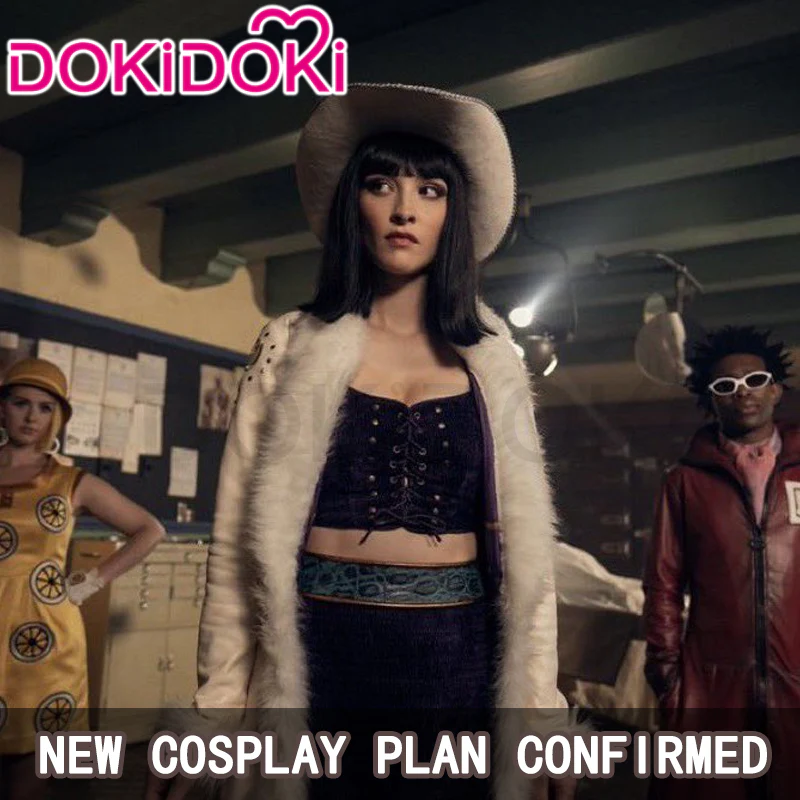 【Confirmed】$5 Deposit =10% OFF Coupon DokiDoki Anime Cosplay  Women Costume Purple White With Hat / Long Cape Movie Version Season 2 - Image 2