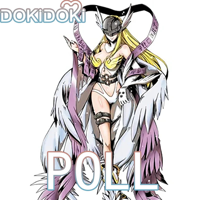 【POLL】$5 Deposit = 10% off Coupon DokiDoki Anime Digimon Adventure Cosplay Angewomon Costume