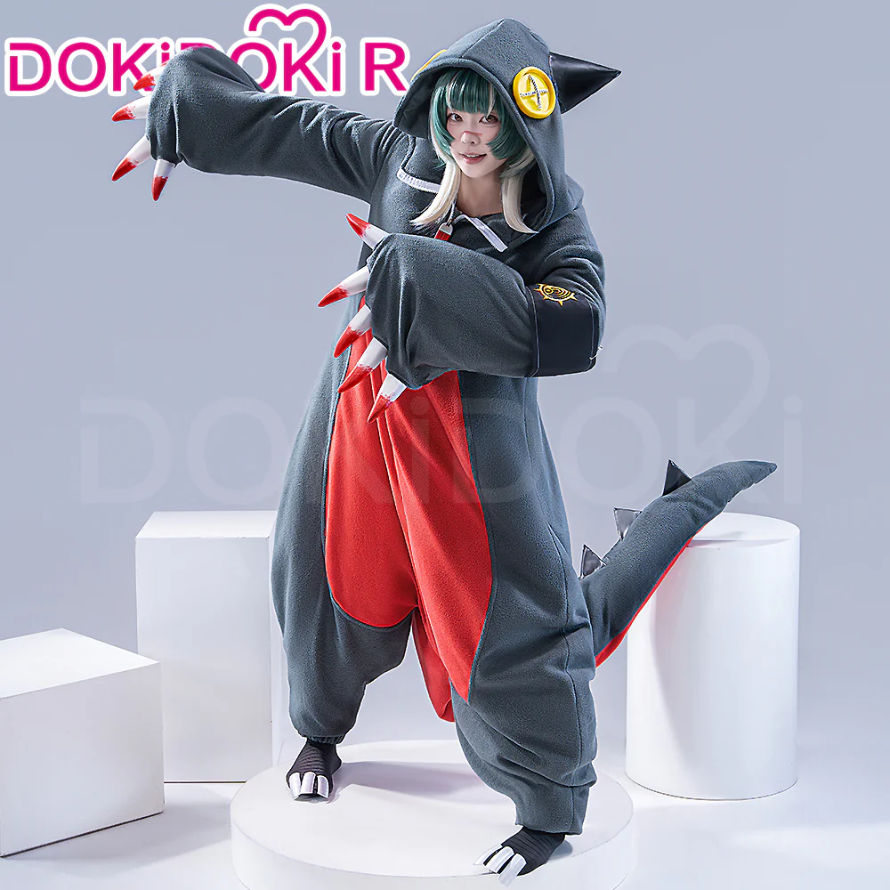 【Size S-3XL】DokiDoki-R Anime GACHIAKUTA Cosplay Guita Costume Cute Pajamas With Shoes - Image 5