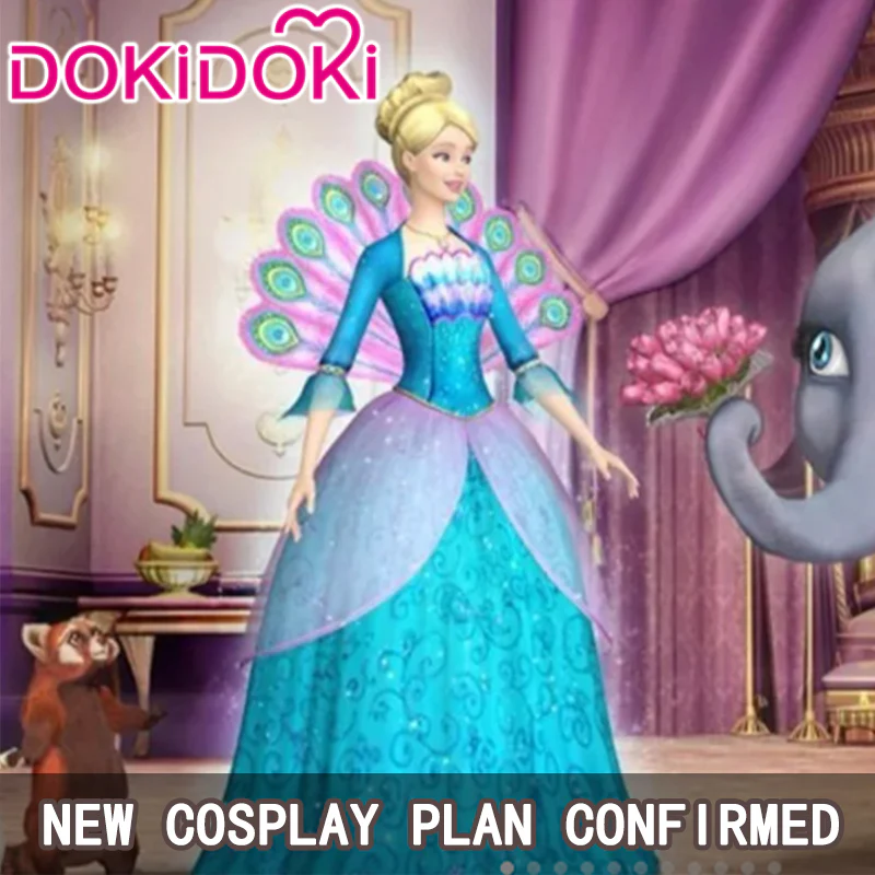 【Confirmed】$5 Deposit = 10% off Coupon DokiDoki Movie Cosplay Costume Blue Princess Dress - Image 2