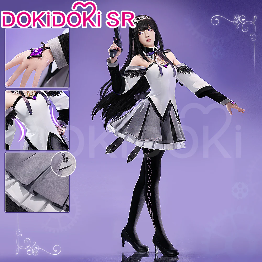【Partially Ready For Ship】【Size S-XL】DokiDoki-SR Anime Cosplay Costume Grey Battle Dress Movie Version