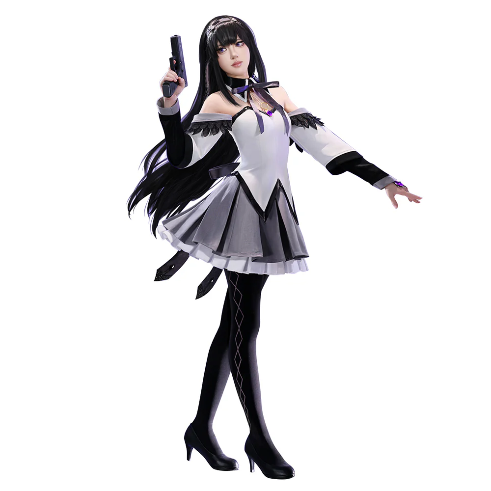 【Partially Ready For Ship】【Size S-XL】DokiDoki-SR Anime Cosplay Costume Grey Battle Dress Movie Version - Image 6