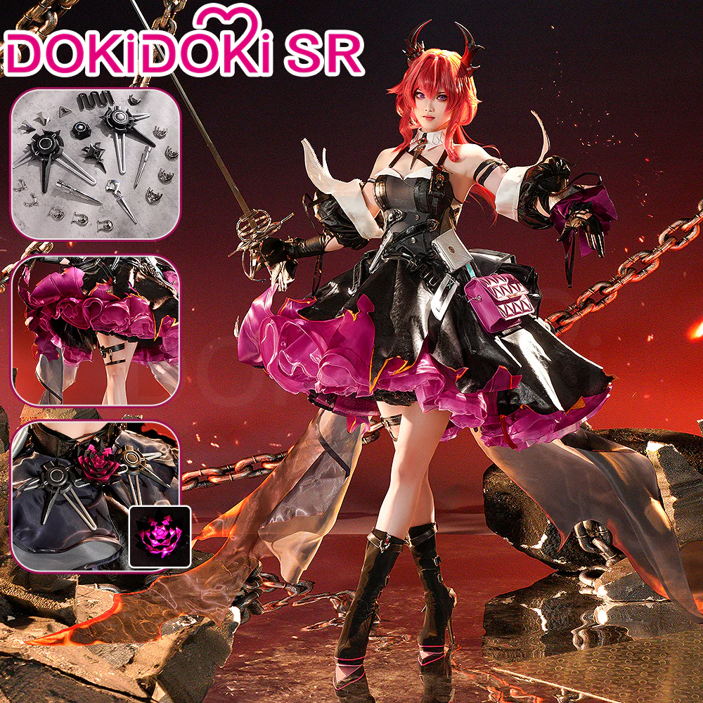 DokiDoki-SR Game Arknights: Endfield Cosplay Laevatain Costume