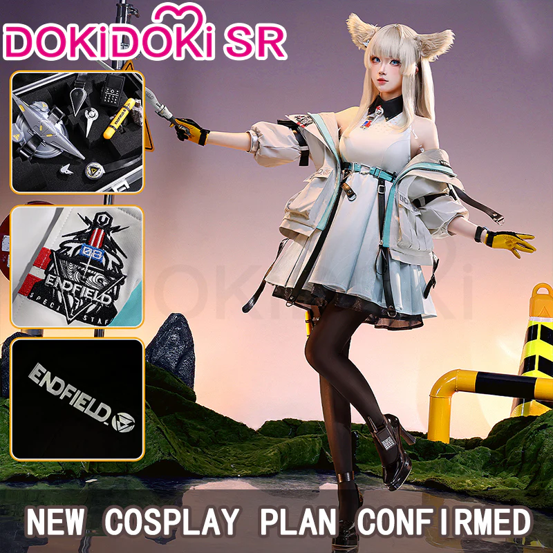 【Confirmed】$5 Deposit = 10% off Coupon DokiDoki-SR Game Arknights: Endfield Cosplay Perlica Costume - Image 2