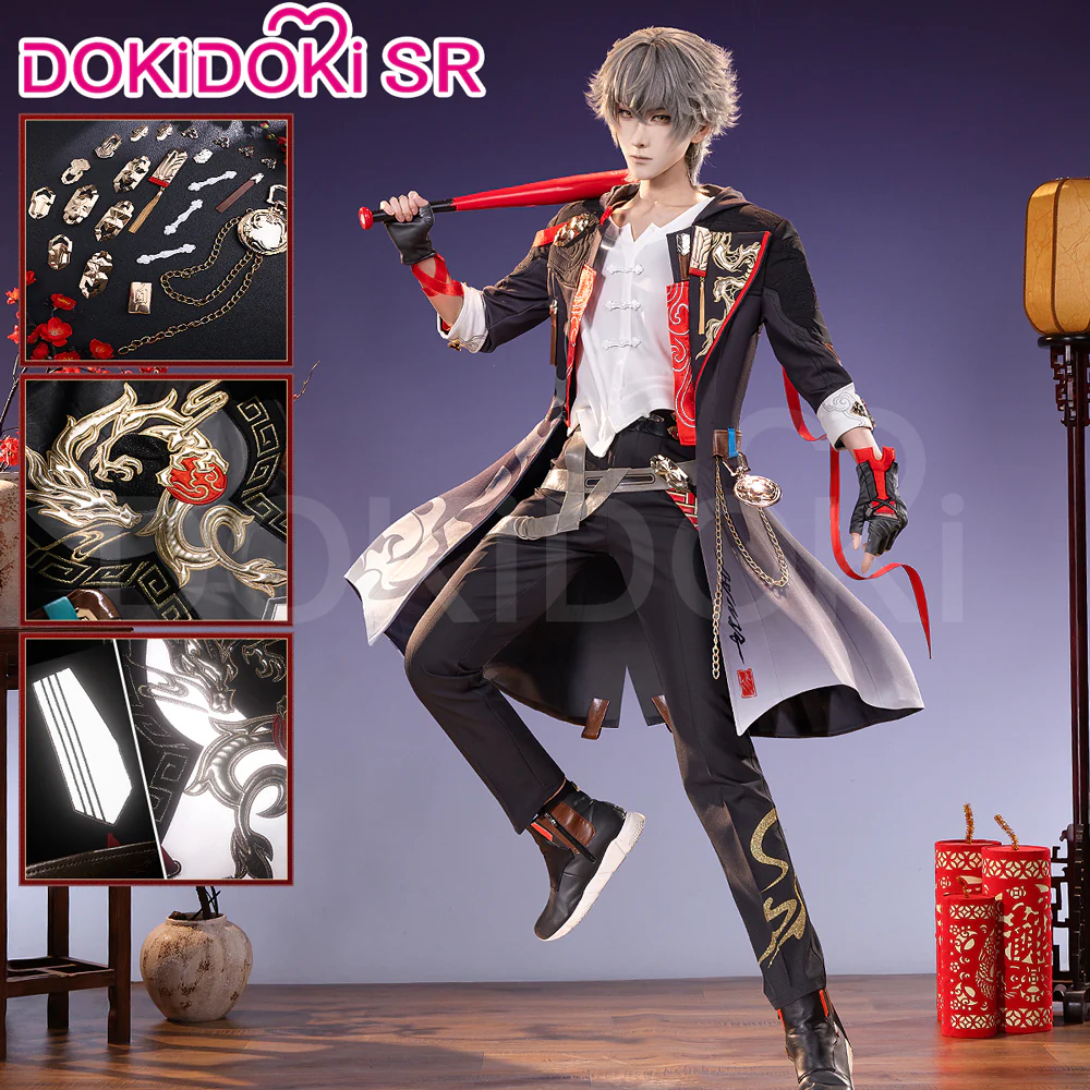 【Confirmed】$5 Deposit =10% OFF Coupon DokiDoki-SR Game Honkai: Star Rail Cosplay Trailblazer Caelus Costume Vim and Vigor