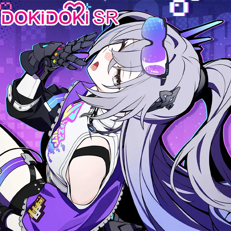 【Confirmed】$5 Deposit = 10% off Coupon  DokiDoki-SR Honkai: Star Rail Cosplay Silver Wolf Costume Planarcadia - Image 3