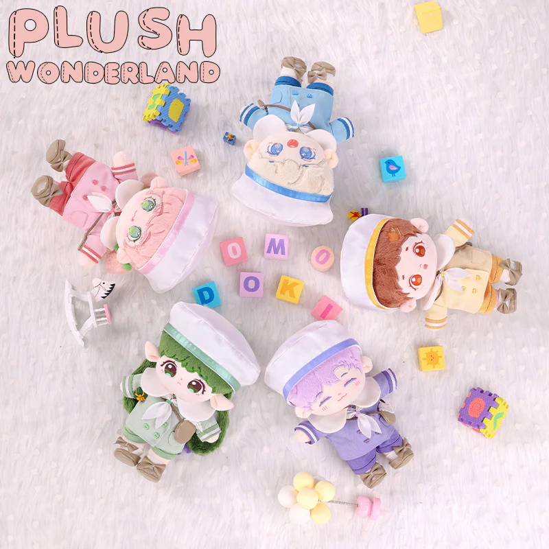 【Consignment Sales】【In Stock】PLUSH WONDERLAND Yellow / Green / Purple / Pink Preschool Uniform Cute Plushies Plush Cotton Doll Clothes 20 CM - Image 2