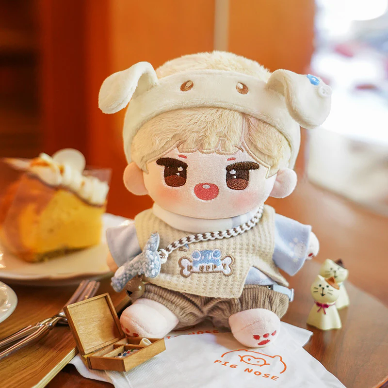【Consignment Sales】PLUSH WONDERLAND Puppy Crush Bones Cotton Doll Plush Clothes 20 CM - Image 2
