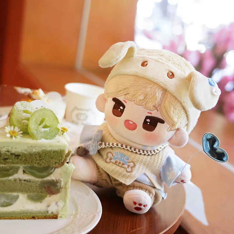 【Consignment Sales】PLUSH WONDERLAND Puppy Crush Bones Cotton Doll Plush Clothes 20 CM - Image 4