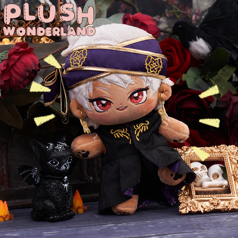 【Consignment Sales】PLUSH WONDERLAND Twsted-Wondeland Scarabiia Kaliim All-Asiim Cotton Doll Plush 20 CM FANMADE - Image 4