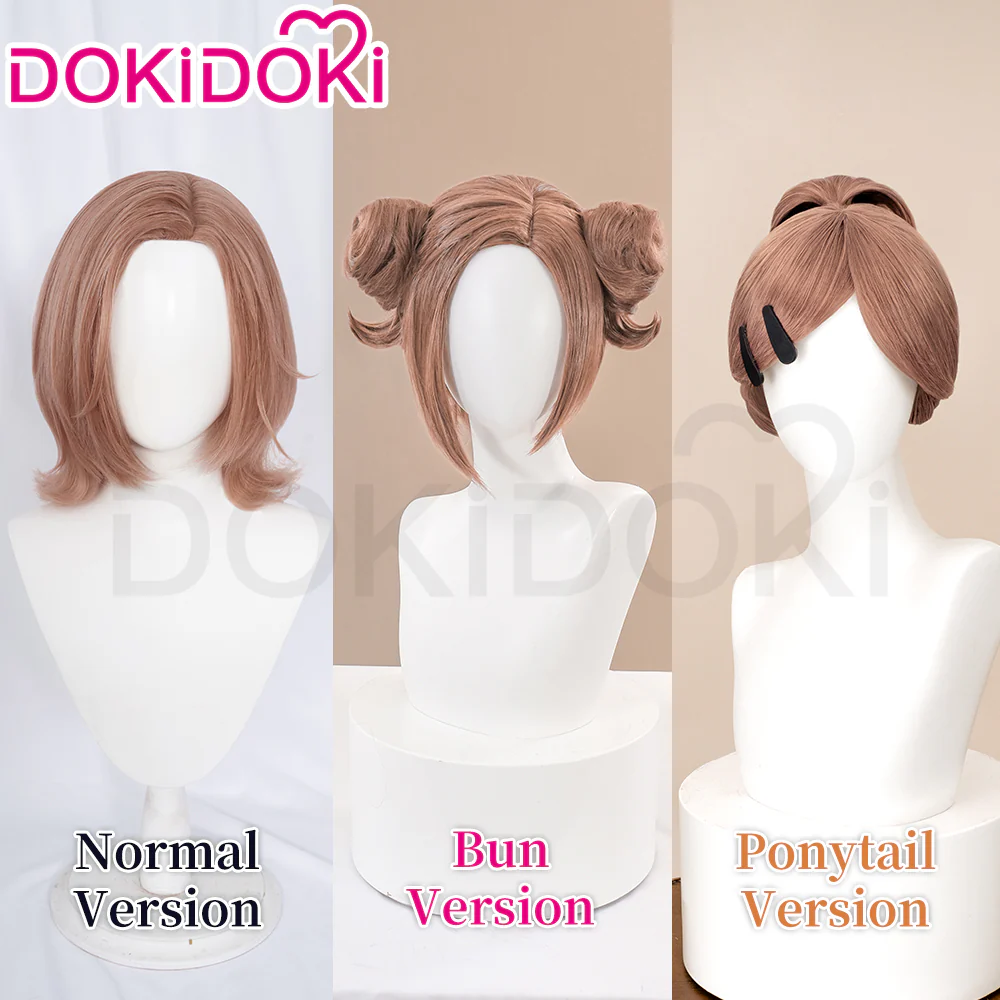 【Partially Ready For Ship】DokiDoki  Anime NANA  Cosplay Komatsu Nana HACHI Wig Short Straight Tan / Bun Hair / Ponytail / Hair Clip