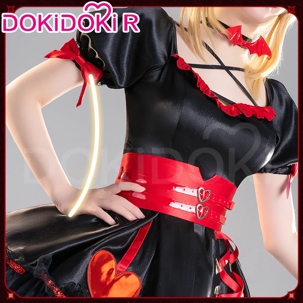 【 Ready For Ship】DokiDoki-R Anime Shugo Chara! Cosplay Tsukiyomi Utau Costume Devil Doujin Halloween - Image 2